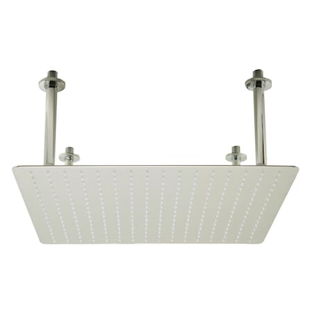 Alfi Brand 20" Square Brushed Solid SS Ultra Thin Rain Shower Head RAIN20S-BSS